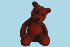 Teddy teddy, bear, toy, game, fun, play, lowpoly